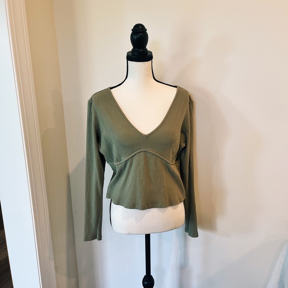 ASOS LONG SLEEVE CROP TOP